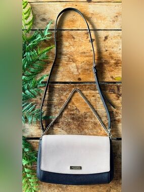 Kate Spade Two-Tone Crossbody in Light Pink and Black